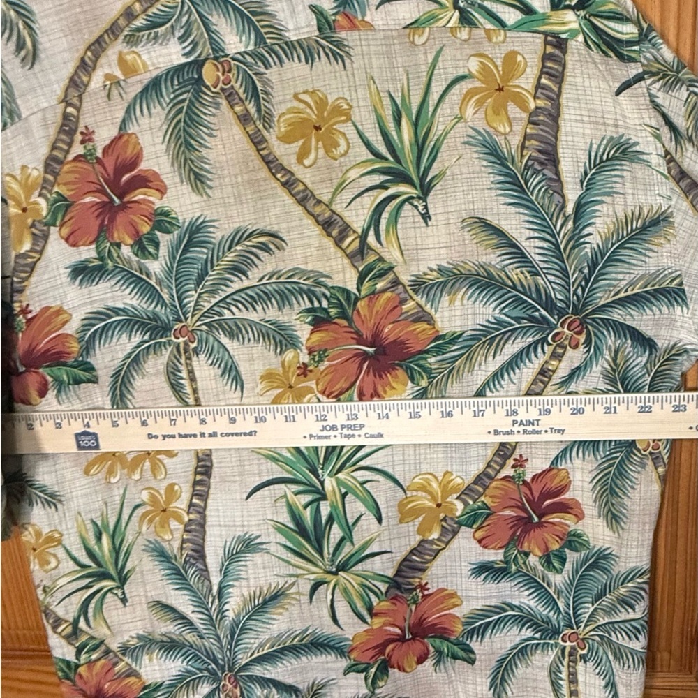 Campia Moda men’s shirt sleeve button down Hawaiian tropical beach shirt L - Picture 5 of 7